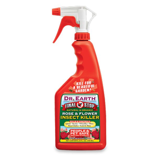 Dr. Earth Final Stop Rose & Flower Insect Killer RTU Spray - Nature Hills Nursery - 24 oz - 