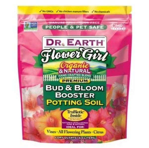 Dr. Earth Flower Girl Bud & Bloom Booster Potting Soil - Nature Hills Nursery - 12 qt - 