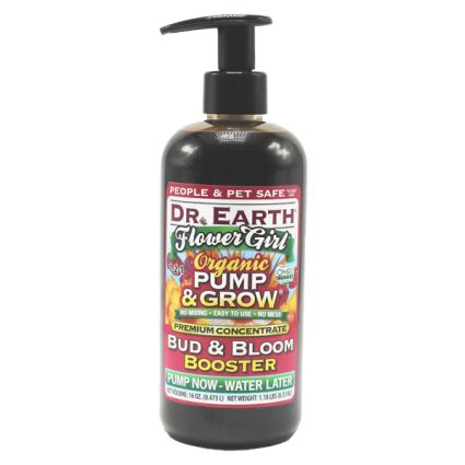 Dr. Earth Flower Girl Organic Pump & Grow Bud & Bloom Booster - Nature Hills Nursery - 8 oz - 