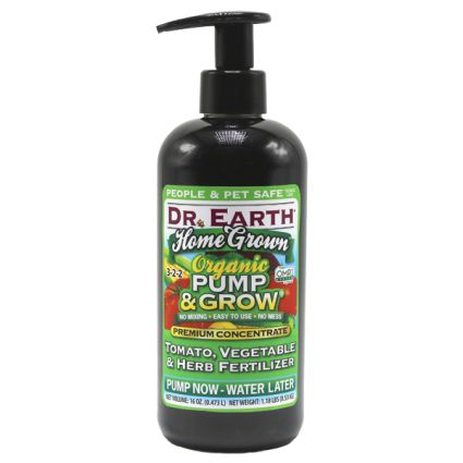 Dr. Earth Home Grown Organic Pump & Grow Tomato Vegetable & Herb Fertilizer - Nature Hills Nursery - 8 oz - 
