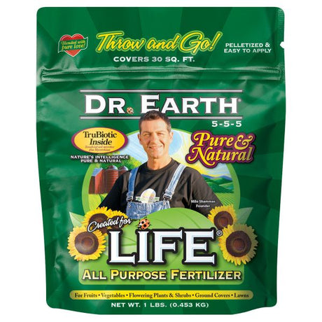 Dr. Earth Life All Purpose Fertilizer 5 - 5 - 5 - Nature Hills Nursery - 1 lb - 