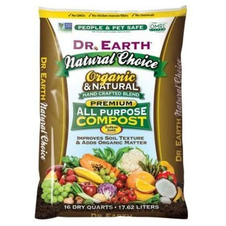 Dr. Earth Natural Choice Compost - Nature Hills Nursery - 16 qt - 