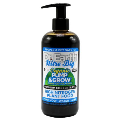 Dr. Earth Nitro Big Organic Pump & Grow High Nitrogen Plant Food - Nature Hills Nursery - 8 oz - 