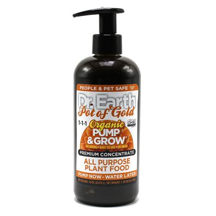 Dr. Earth Pot of Gold Organic Pump & Grow All Purpose Plant Food - Nature Hills Nursery - 8 oz - 