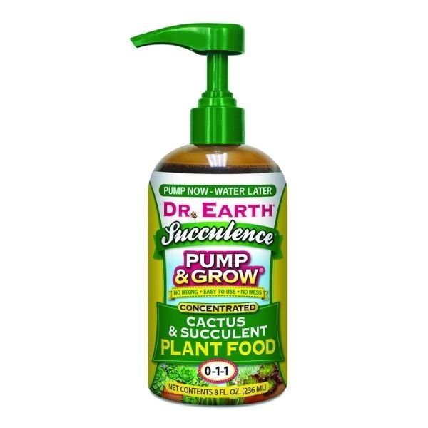 Dr. Earth Succulence Organic Pump & Grow Cactus & Succulent Food - Nature Hills Nursery - 8 oz - 