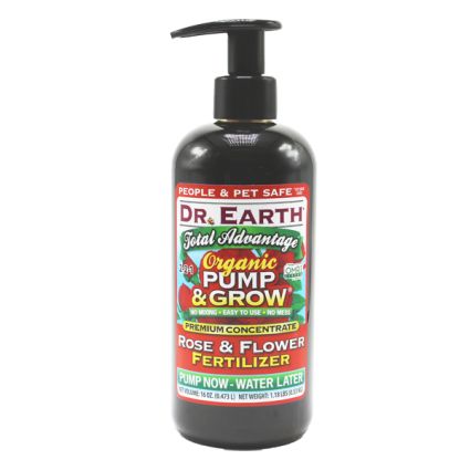 Dr. Earth Total Advantage Organic Pump Grow Rose & Flower Fertilizer - Nature Hills Nursery - 8 oz - 
