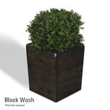 17 Inch Square Tapered Wooden Planter