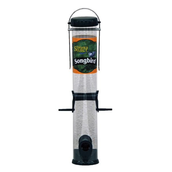 Nature's Select 15 Inch Songbird Tube Feeder