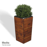 28 Inch Square Tapered Wooden Planter