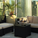 Empire Indoor/Outdoor Table Top Gel Fireplace - Nature Hills Nursery - Stainless Steel - 