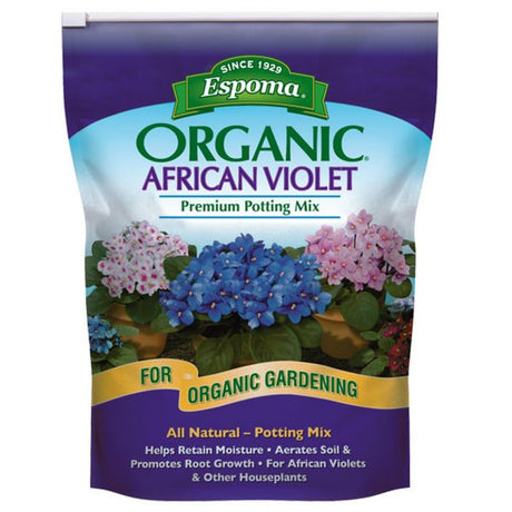 Espoma African Violet Mix Amendment - Nature Hills Nursery - 4 qt Bag - 