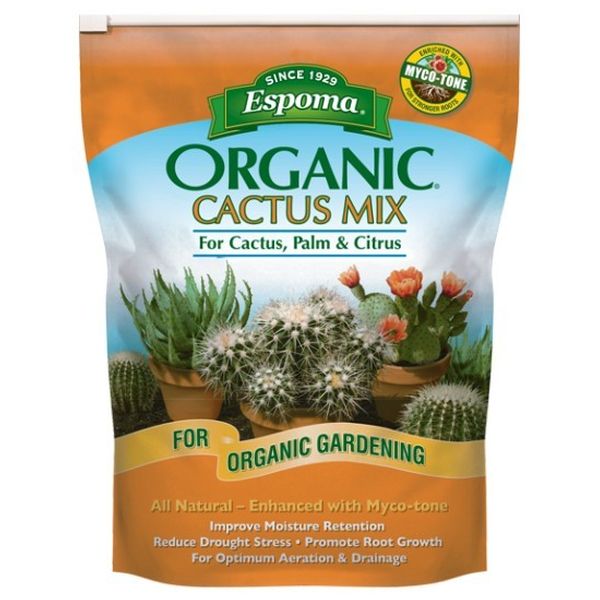 Espoma Cactus, Palm, & Citrus Mix - Nature Hills Nursery - 8 qt Bag - 