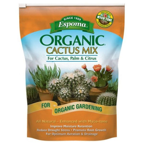 Espoma Cactus, Palm, & Citrus Mix - Nature Hills Nursery - 8 qt Bag - 
