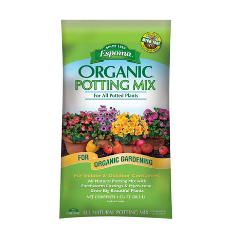 Espoma Organic Potting Mix - Nature Hills Nursery - 1 cubic ft Bag - 