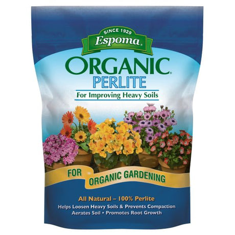 Espoma Perlite Soil Amendment - Nature Hills Nursery - 8 qt Bag - 