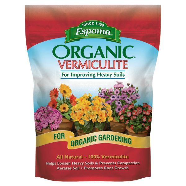 Espoma Vermiculite Soil Amendment - Nature Hills Nursery - 8 qt Bag - 