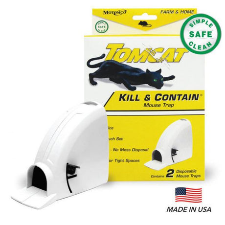 Tomcat Mouse Trap Kill & Contain 2 Pack