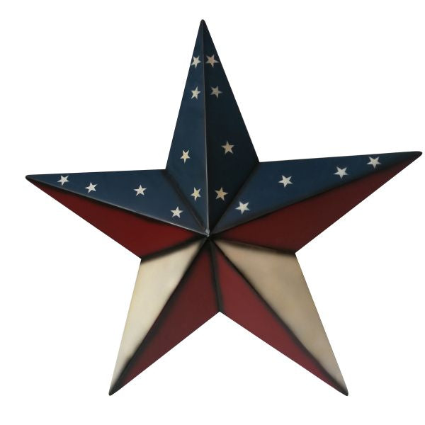 Patriotic Star With Ground Stakes