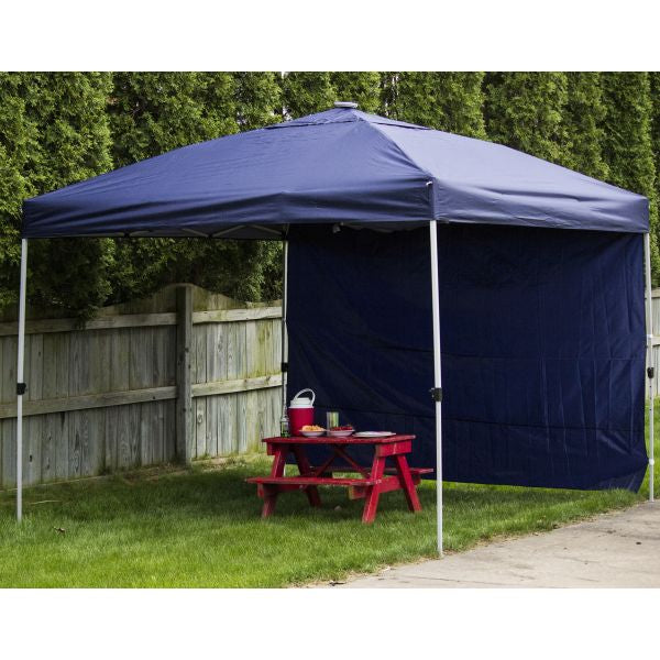 Folding Pop Up Canopy With Side Screen & LED Light