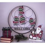 Mitten Outdoor Holiday Welcome Wheel