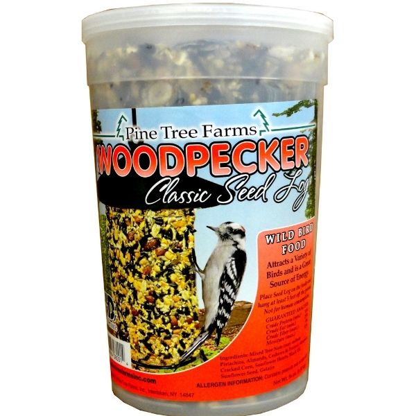 Pine Tree Farms Woodpecker Classic Seed Log 36 oz