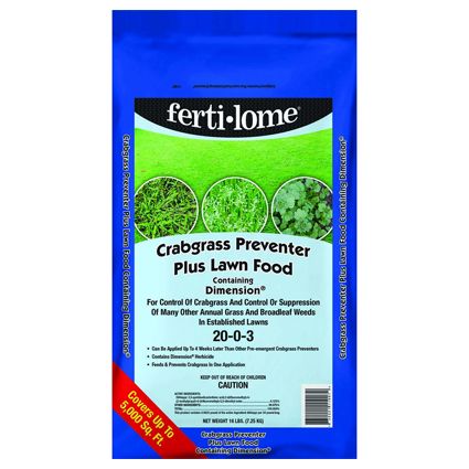 Fertilome Crabgrass Preventer Plus Lawn Food with Dimension - Nature Hills Nursery - 16 lb - 