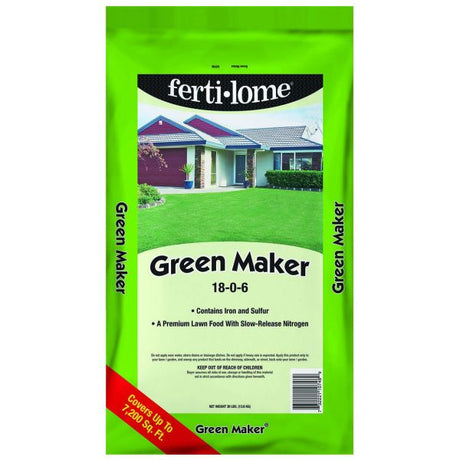 Fertilome Green Maker Sw Fertilizer 18 - 0 - 6 - Nature Hills Nursery - 30 lb - 