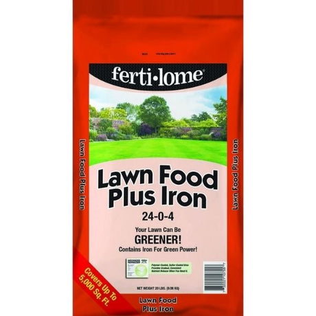Fertilome Lawn Food Plus Iron 24 - 0 - 4 - Nature Hills Nursery - 20 lb - 