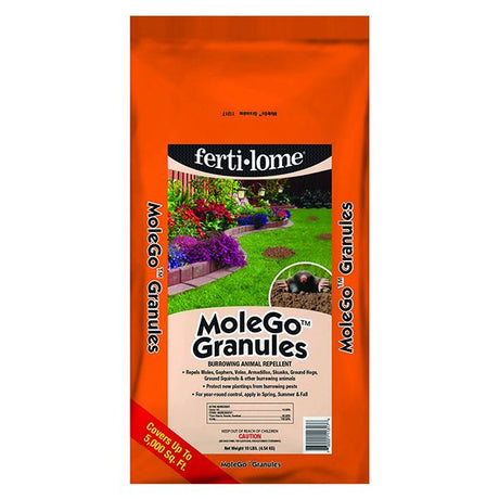 Fertilome MoleGo Granules - Nature Hills Nursery - 10 lb - 