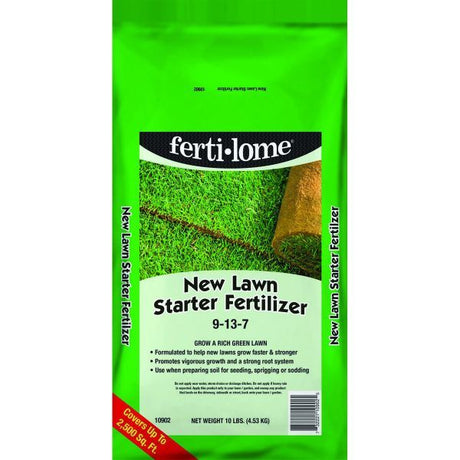 Fertilome New Lawn Starter 9 - 13 - 7 - Nature Hills Nursery - 10 lb - 