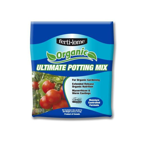 Fertilome Organic Container Mix - Nature Hills Nursery - 8 qt Bag - 