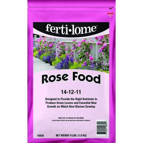 Fertilome Rose Food 14 - 12 - 11 - Nature Hills Nursery - 4 lb - 