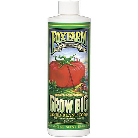 FoxFarm Grow Big Liquid Concentrate - Nature Hills Nursery - 1 pint - 