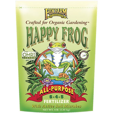 FoxFarm Happy Frog All Purpose Dry Fertilizer - Nature Hills Nursery - 4 lb - 