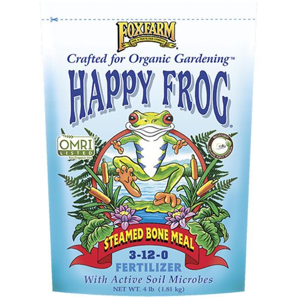 FoxFarm Happy Frog Steamed Bone Meal Dry Fertilizer - Nature Hills Nursery - 4 lb - 