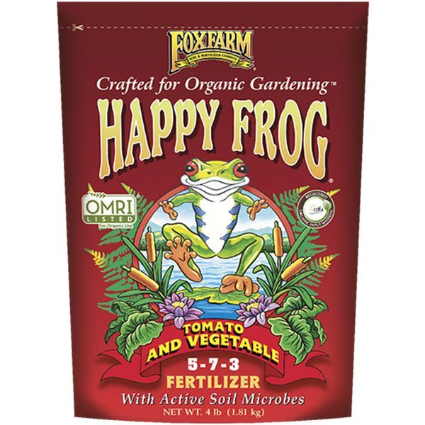 FoxFarm Happy Frog Tomato & Vegetable Dry Fertilizer - Nature Hills Nursery - 4 lb - 