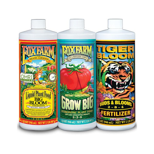 FoxFarm Hydro Liquid Trio Pack - Nature Hills Nursery - 3 Pack - 