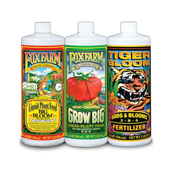 FoxFarm Soil Liquid Trio Pack - Nature Hills Nursery - 3 Pack - 