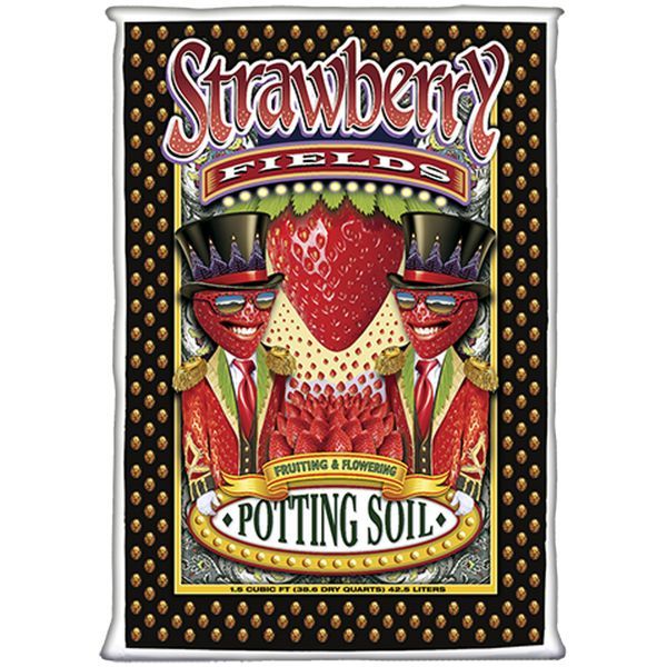 FoxFarm Strawberry Fields Fruiting & Flowering Potting Soil - Nature Hills Nursery - 1.5 cubic ft Bag - 
