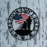 Freedom Isn't Free Outdoor Welcome Wheel - Nature Hills Nursery - Garden Center Item - 