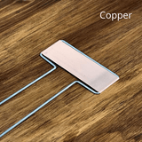 Garden Plant Markers 40 Pack - Nature Hills Nursery - Copper - 
