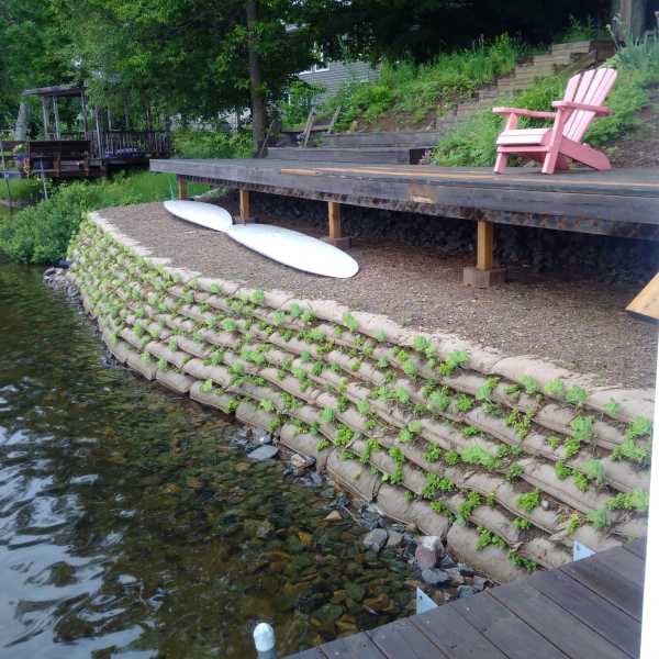 GroWall Pond & Living Shoreline Wall Kits - Nature Hills Nursery - 75 Bag Kit - 