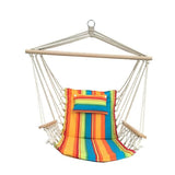 Hanging Hammock Chair With Pillow Multi - Colored Pattern - Nature Hills Nursery - Garden Center Item - 