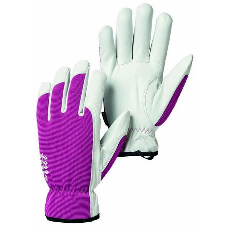 Hestra Fuchsia Kobolt Garden Goatskin Gloves - Nature Hills Nursery - Small - 