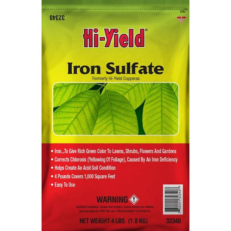 Hi - Yield Iron Sulfate - Nature Hills Nursery - 4 lb - 