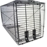 Humane Way Foldable Metal Animal Trap 50 Inch x 20 Inch x 26 Inch - Nature Hills Nursery - Garden Center Item - 