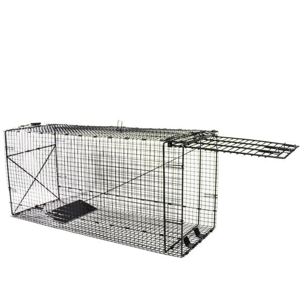 Humane Way Foldable Metal Animal Trap 50 Inch x 20 Inch x 26 Inch - Nature Hills Nursery - Garden Center Item - 