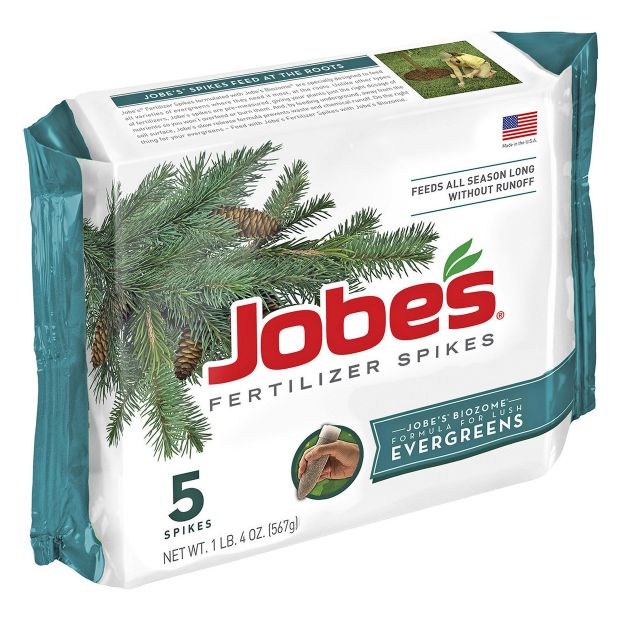 Jobe's Fertilizer Spikes for Evergreens - Nature Hills Nursery - 5 Pack - 