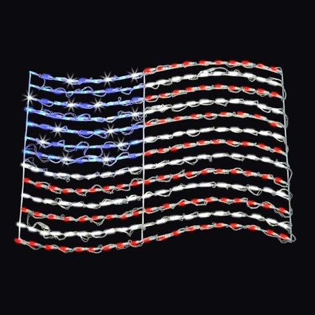 LED Flag Yard Art - Nature Hills Nursery - Patriotic - 
