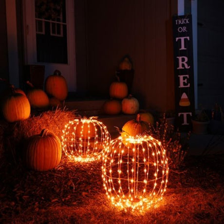 LED Foldable Pumpkin - Nature Hills Nursery - Orange - 